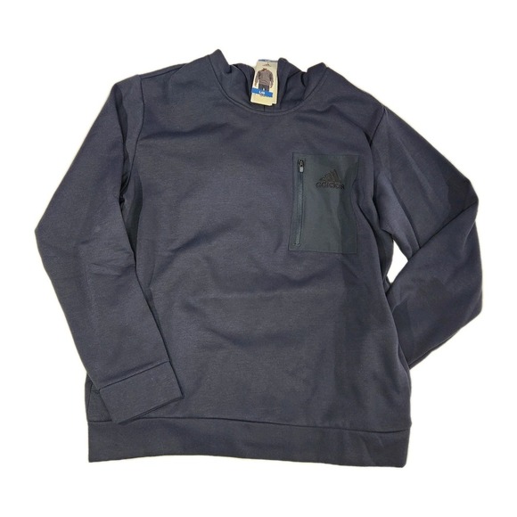 Adidas Men's Regular Fit Kangaroo Pocket Hoodie, Large - Picture 5 of 5